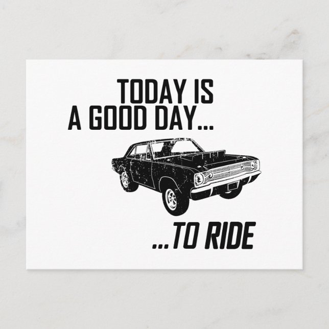 1968 Dodge Hurst Hemi Dart Postkarte (Vorderseite)