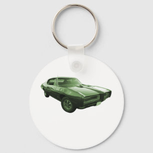 1968 GTO Muskel-Auto Schlüsselanhänger