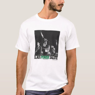 1968 Olympia Schwarzer Power Salute T-Shirt