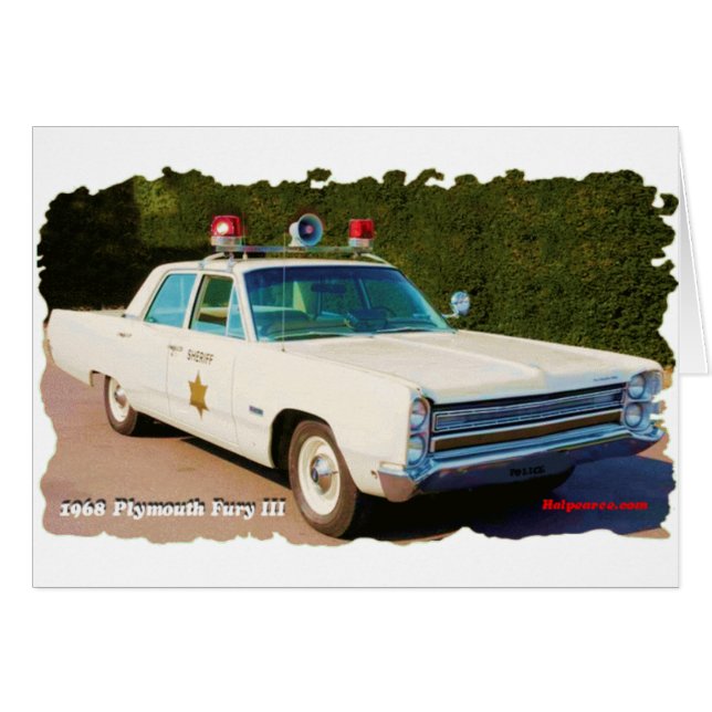 1968 Plymouth Fury III (Vorderseite (Horizontal))