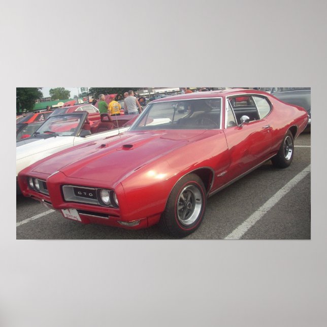 1968 Pontiac GTO Hardtop Poster (Vorne)