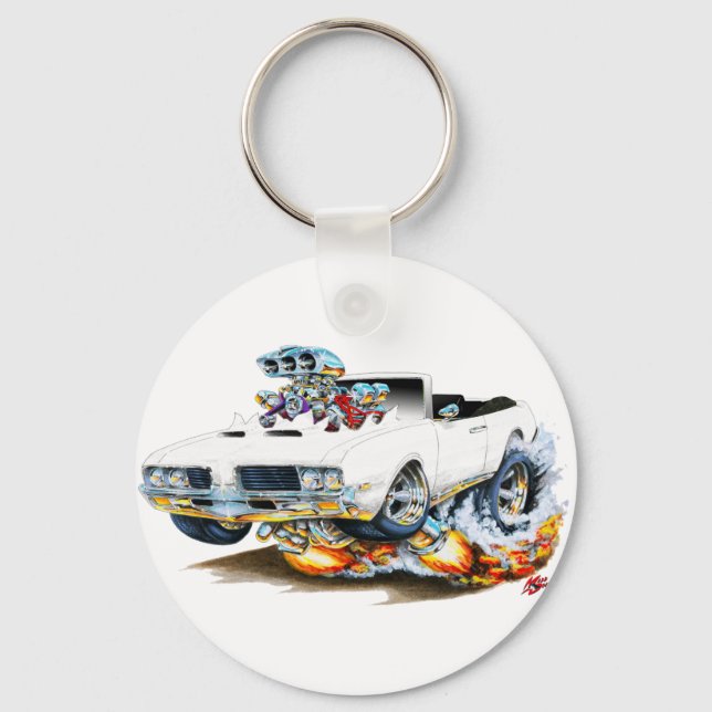 1969 Alds Cutlass Weißbuchse Schlüsselanhänger (Vorderseite)