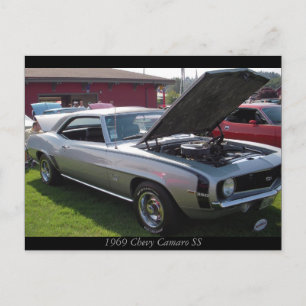 1969 Chevy Camaro SS Postkarte