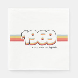 1969 Die Geburt von Legenden Serviette