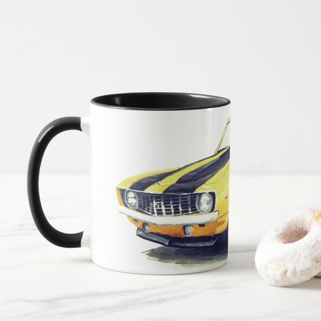 1969 Gelbe Camaro-Tasse Tasse (Mit Donut)