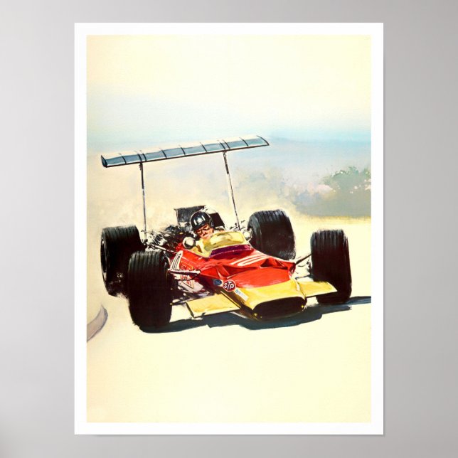 1969 Graham Hill Lotus Grand Prix Poster (Vorne)