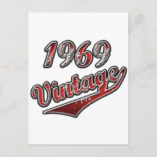 1969 Jahrgang Postkarte
