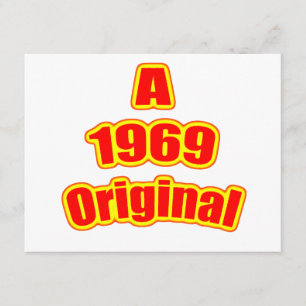 1969 Original Red Karte