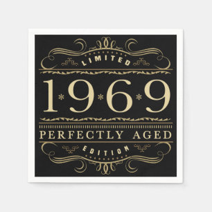 1969 Perfekt alt 50. Geburtstag Serviette
