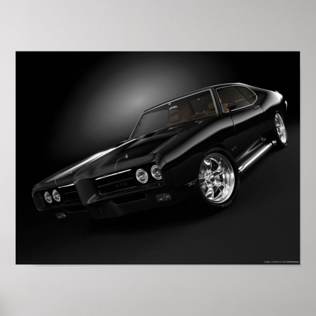1969 pontiac gto"The Judge" - Maßgeschneidert Poster (Vorne)