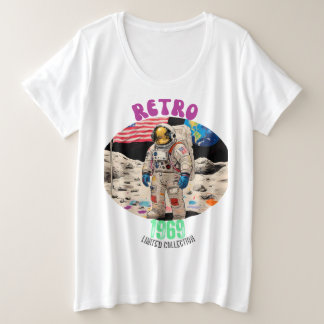 1969 RETRO - RETRO REVIVAL (LIMITIERTE KOLLEKTION) GROßE GRÖßE T-Shirt