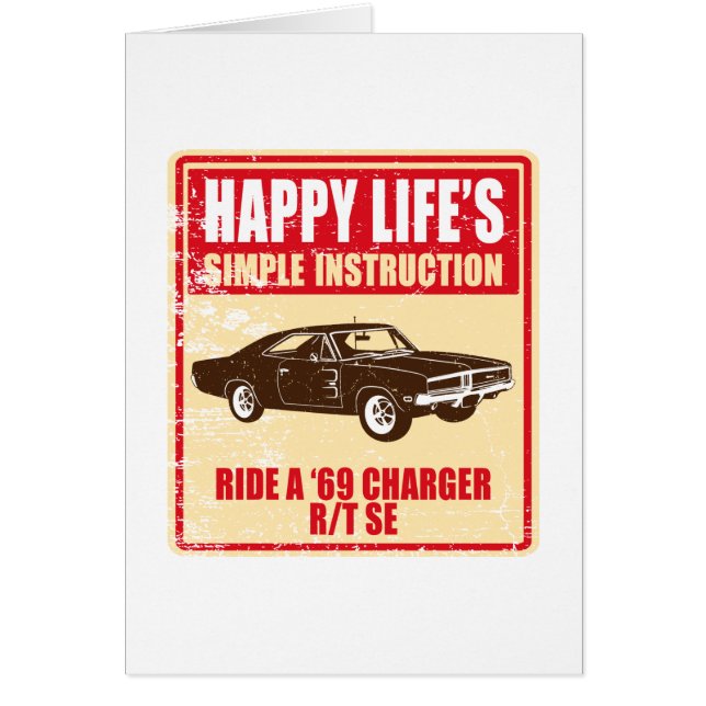 1969 Se du chargeur R/T de Dodge (Devant)