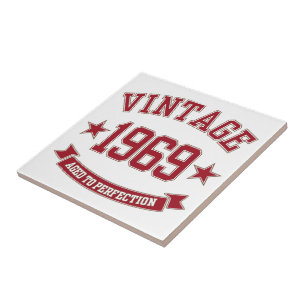 1969 Vintag alt bis perfekt Fliese