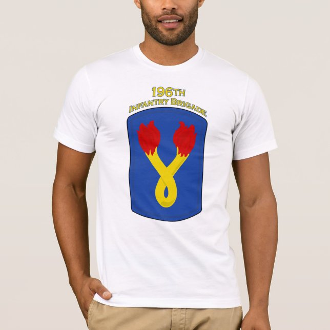 196th Infanterie-Brigadenschulterflecken T - Shirt (Vorderseite)