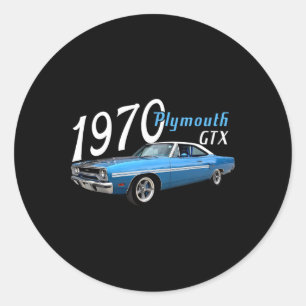 1970 70 GTX 4. Juli Amerikaner Runder Aufkleber
