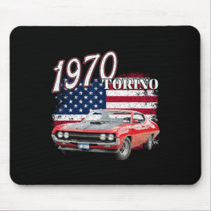 1970 70 Torino Muscle Clic Car 4. Juli Amerika Mousepad