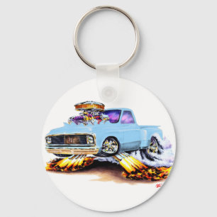 1970-72 Chevy C10 Light Blue Truck Schlüsselanhänger