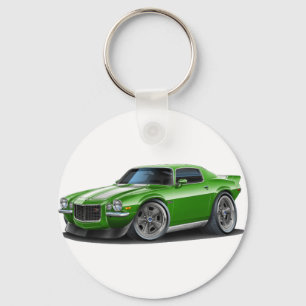 1970-73 Camaro Grn/weißes Auto Schlüsselanhänger