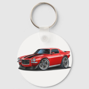 1970-73 Camaro Red/Blk Schlüsselanhänger