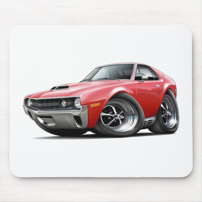 1970 AMX Rot-Auto Mousepad (Vorne)