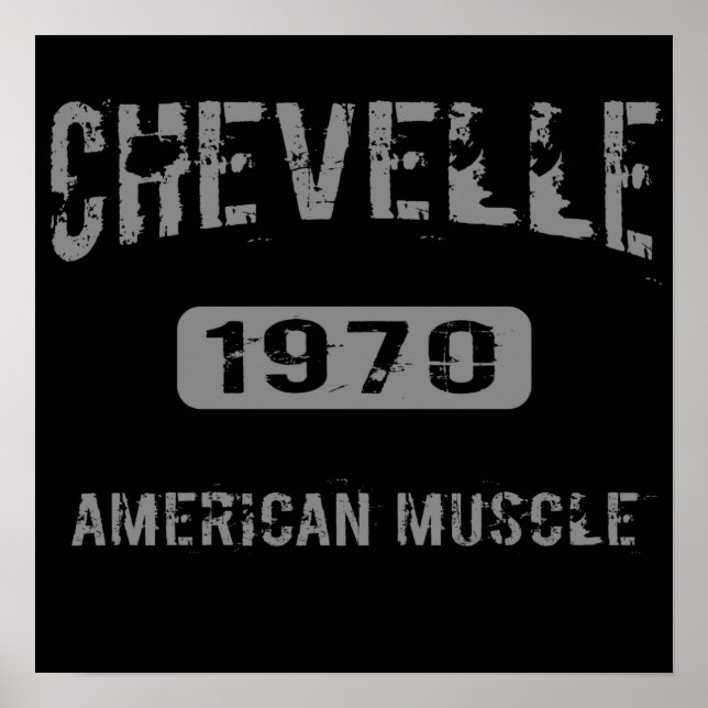 1970 Chevelle American Muscle Poster (Vorne)