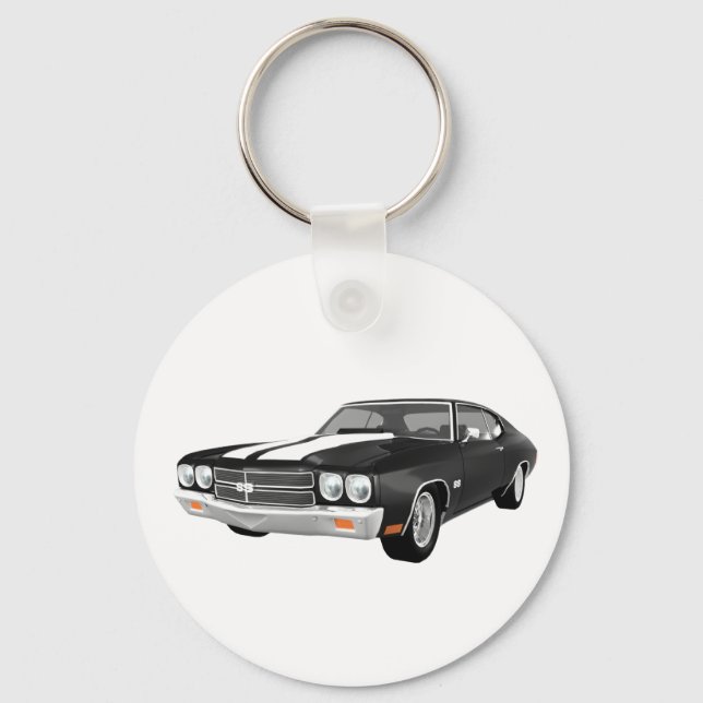 1970 Chevelle SS: Black Finish: Schlüsselanhänger (Vorderseite)