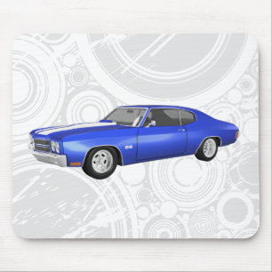 1970 Chevelle SS: Blau: Mousepad