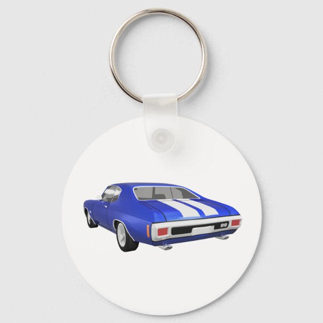 1970 Chevelle SS: Blue Finish: Schlüsselanhänger (Vorderseite)