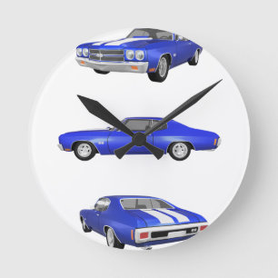 1970 Chevelle SS: Runde Wanduhr