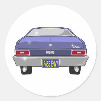 1970 Chevrolet Nova SS Runder Aufkleber