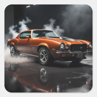 1970 Chevy Camaro Quadratischer Aufkleber