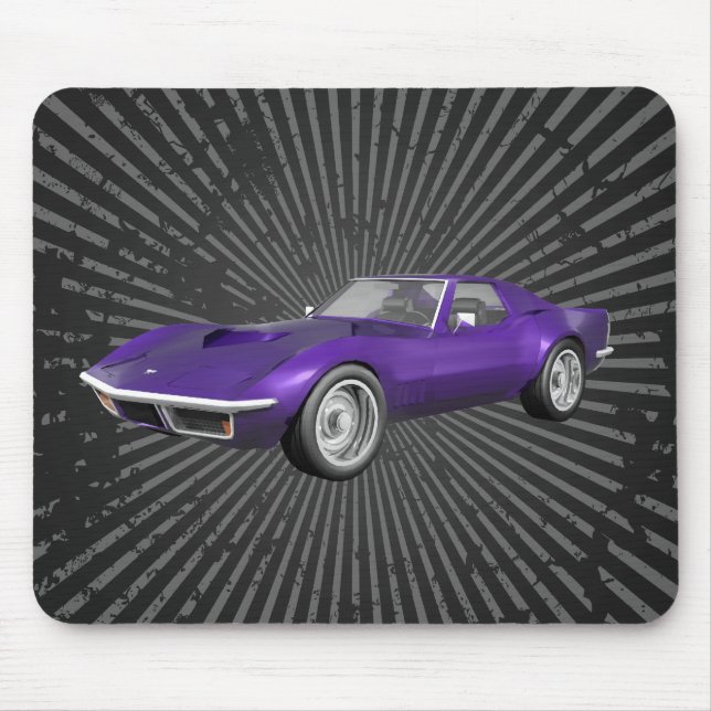 1970 Corvette Sportwagen: Lila Fertigstellung: Mou Mousepad (Vorne)