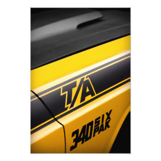 1970 Dodge Challenger T/A 340 Six Pak Fotodruck