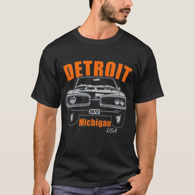 1970 Dodge Coronet Super Bee - Detroit - Mopar T-Shirt (Vorderseite)