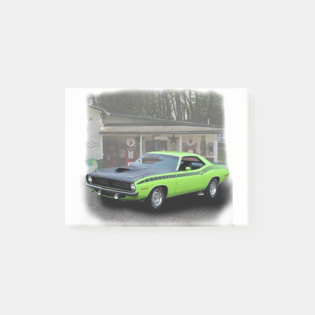 1970 Plymouth AAR Cuda Post-it Klebezettel (Vorderseite)