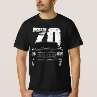1970 Pontiac GTO Front Grill View mit Jahr T-Shirt