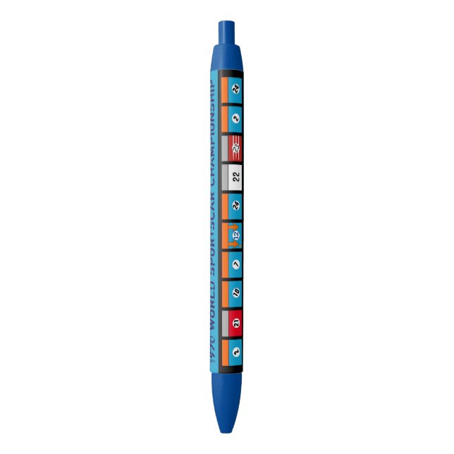 1970 RACING Pen Kugelschreiber (Vorderseite Vertikal)