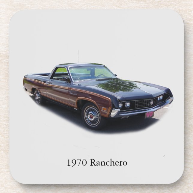 1970 Ranchero Untersetzer Set (Vorderseite)