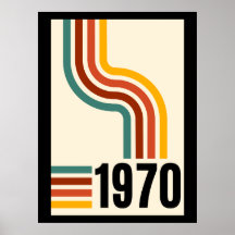 1970 Retro Vintage Poster