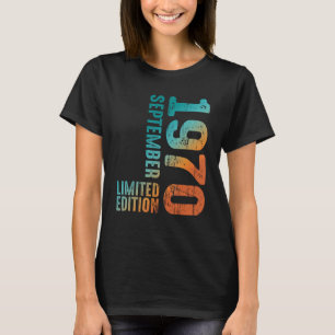 1970 September 1970 Jahr 1970 Retro 1970 T-Shirt