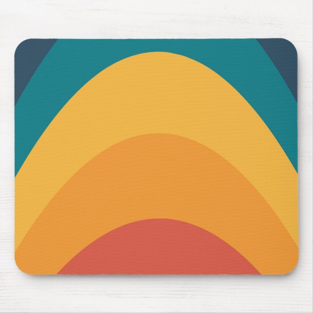 1970 Warp-Kurven glatt Mousepad (Vorne)