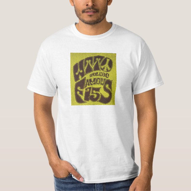 1970 WTTO berühmtes 15 Übersichts-Logo T-Shirt (Vorderseite)