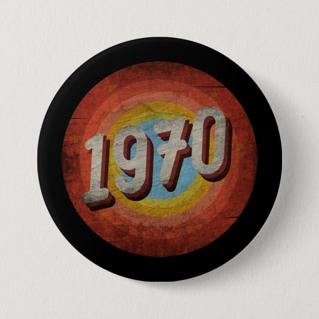 1970ER JAHRE BUTTON (Vorderseite)