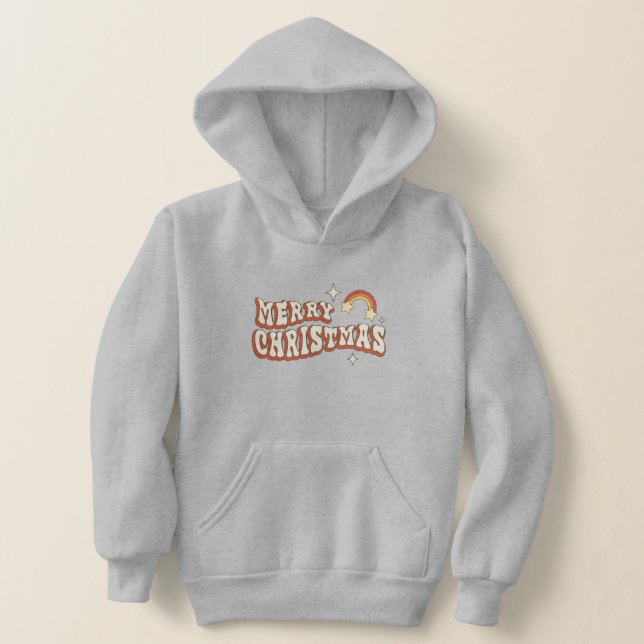 1970er Jahre fröhlich und trendig Hoodie (Ablage )
