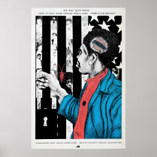 1970er  Poster Black Panther - Wo ist unsere