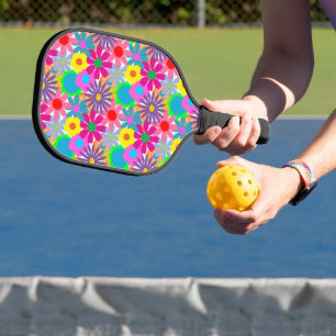 1970s Flower Powe Pickleball Schläger