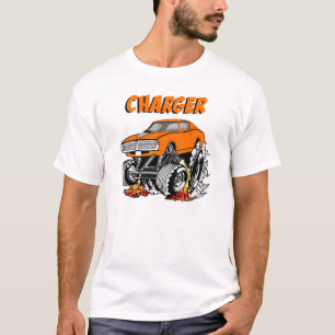 1971 1972 Cartoon-Ladegerät-Frisierte Auto T-Shirt