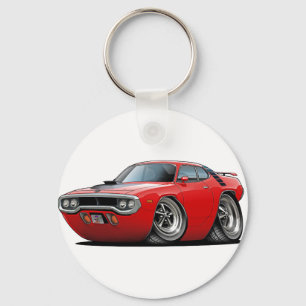 1971-72 Roadrunner Red-Black Car Schlüsselanhänger