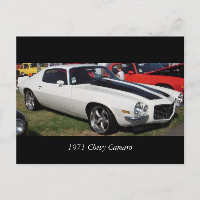 1971 Chevy Camaro Postkarte (Vorderseite)