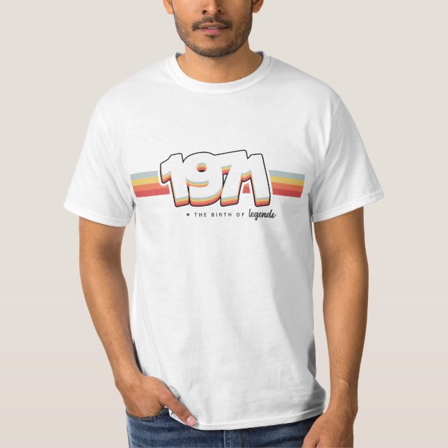 1971 Die Geburt von Legenden T-Shirt (Vorderseite)
